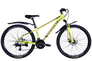 Велосипед Discovery BASTION DD AL 26", рама 13", 2025, жовтий