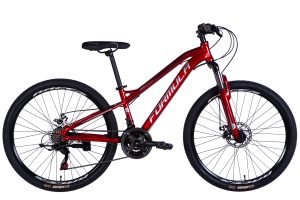 Велосипед Formula BLACKWOOD DD AL 26", рама 13", 2025, червоно-сріблястий